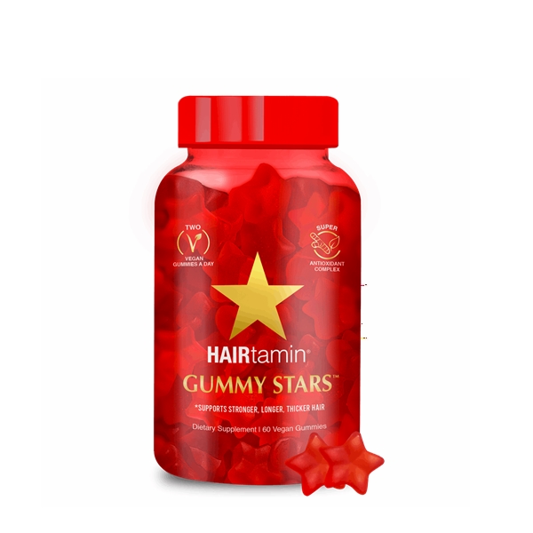 Buy Hairtamin Gummy Stars Hair Vitamins - 1 Month Supply | Looks Like Love  Makeup Store UAE