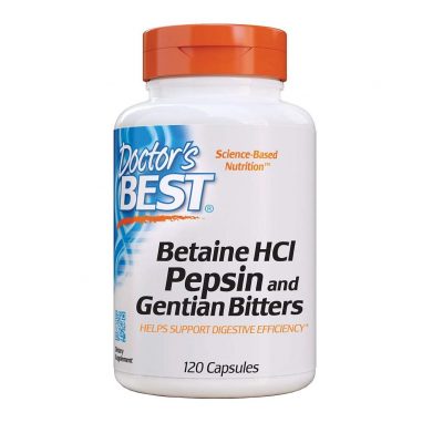 Doctor's Best HCL Gentian Bitters Supplements | LooksLikeLove Store UAE