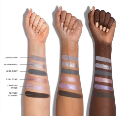 Morphe ChromaPlus 6-Pan Eyeshadow Palette in Cyber Chrome | LooksLikeLove UAE Makeup and Skincare